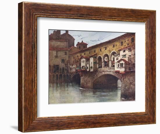 Florence, Ponte Vecchio-RC Goff-Framed Photographic Print