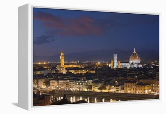 Florence Skyline at Sunset.-Jon Hicks-Framed Premier Image Canvas