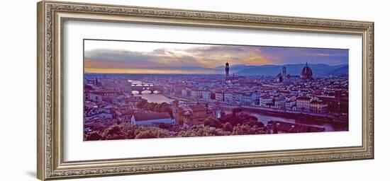 Florence Sunset-Derek Harris-Framed Giclee Print