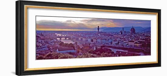 Florence Sunset-Derek Harris-Framed Giclee Print