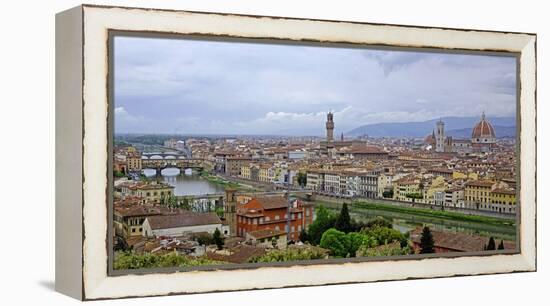 Florence, Tuscany, Italy, Europe-Hans-Peter Merten-Framed Premier Image Canvas