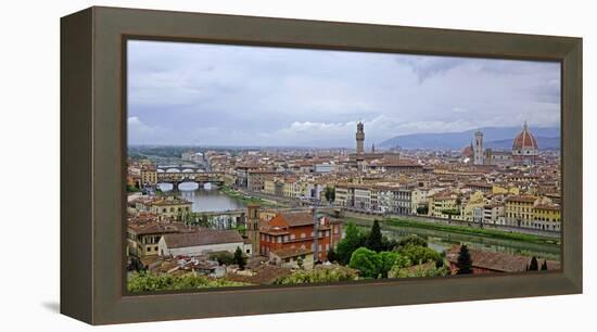 Florence, Tuscany, Italy, Europe-Hans-Peter Merten-Framed Premier Image Canvas