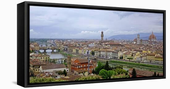 Florence, Tuscany, Italy, Europe-Hans-Peter Merten-Framed Premier Image Canvas