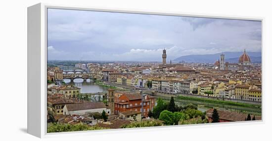 Florence, Tuscany, Italy, Europe-Hans-Peter Merten-Framed Premier Image Canvas