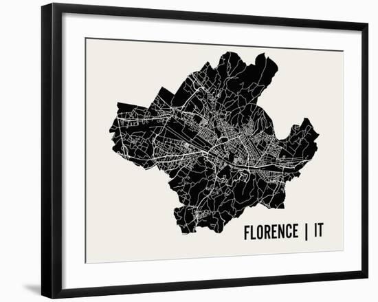 Florence-Mr City Printing-Framed Art Print