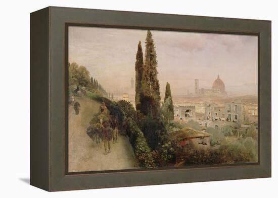 Florence-Carl Frederic Aagaard-Framed Premier Image Canvas