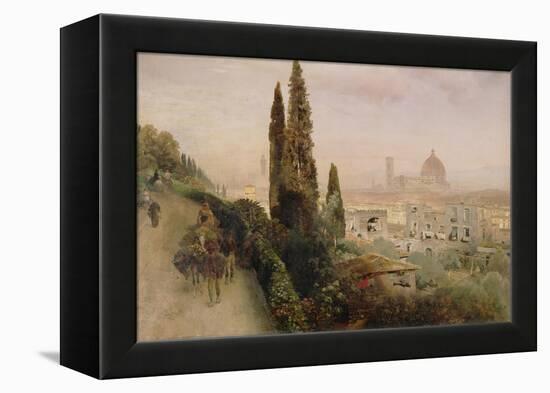 Florence-Carl Frederic Aagaard-Framed Premier Image Canvas