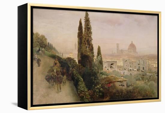 Florence-Carl Frederic Aagaard-Framed Premier Image Canvas