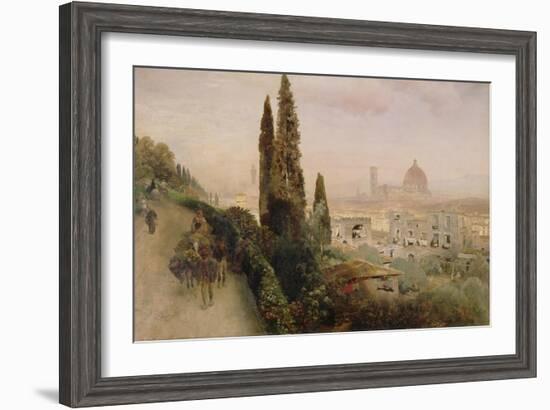 Florence-Carl Frederic Aagaard-Framed Giclee Print