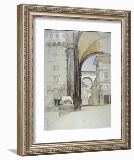 Florence-John Frederick Lewis-Framed Giclee Print