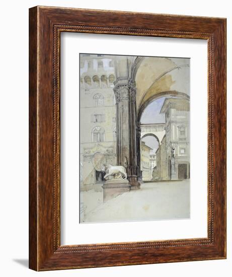 Florence-John Frederick Lewis-Framed Giclee Print