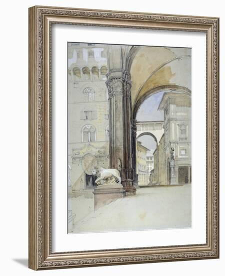 Florence-John Frederick Lewis-Framed Giclee Print