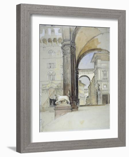 Florence-John Frederick Lewis-Framed Giclee Print