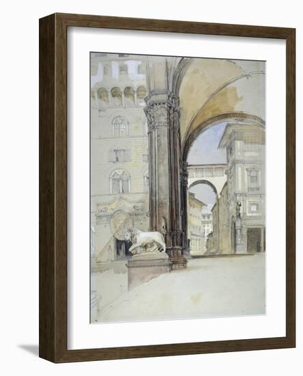 Florence-John Frederick Lewis-Framed Giclee Print