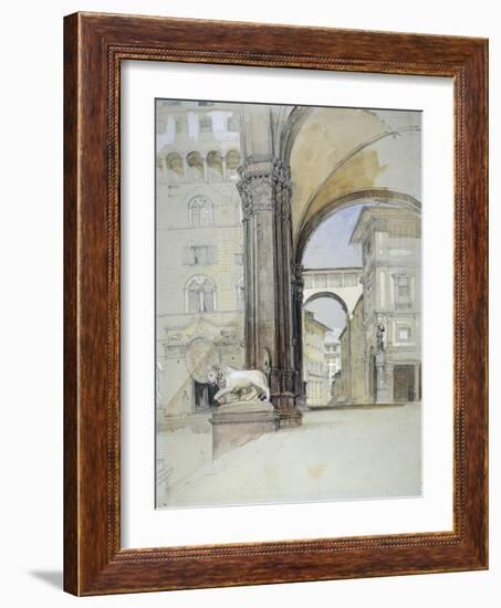 Florence-John Frederick Lewis-Framed Giclee Print