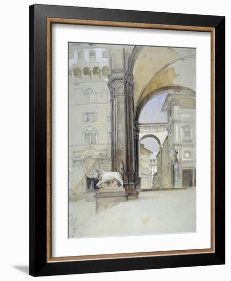 Florence-John Frederick Lewis-Framed Giclee Print