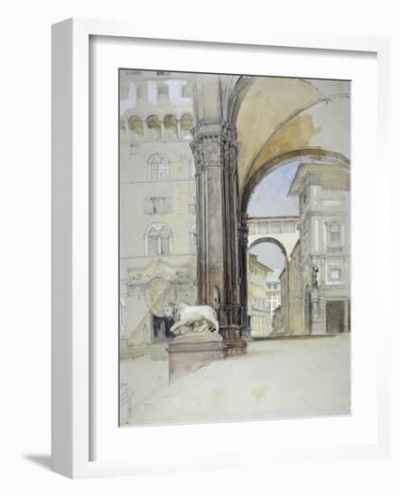 Florence-John Frederick Lewis-Framed Giclee Print