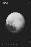 Pluto : Minimal Planets Datas, 2023 (Digital)-Florent Bodart-Giclee Print
