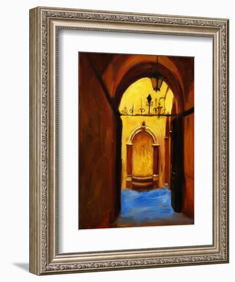 Florentine Fountain-Pam Ingalls-Framed Giclee Print