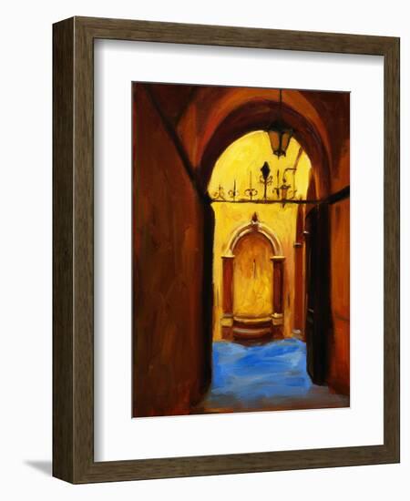 Florentine Fountain-Pam Ingalls-Framed Giclee Print