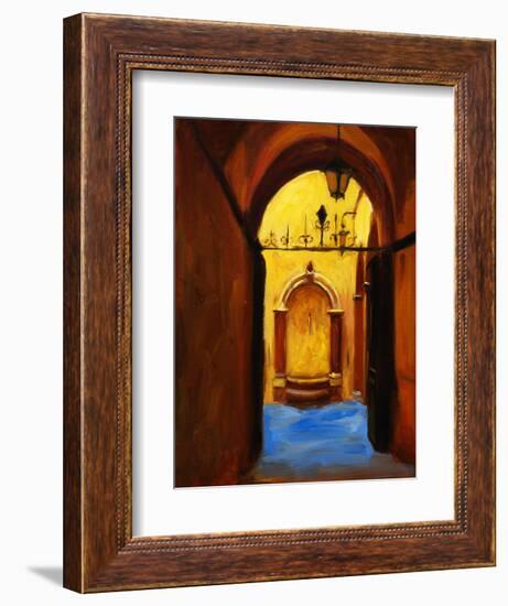 Florentine Fountain-Pam Ingalls-Framed Giclee Print