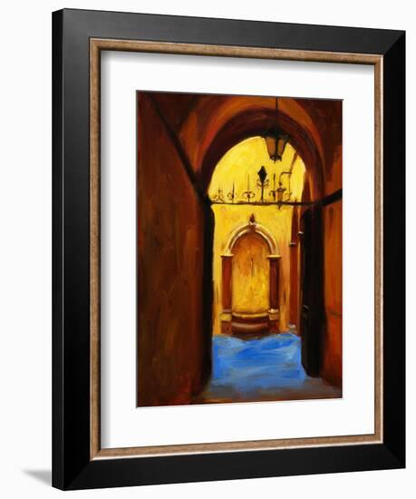 Florentine Fountain-Pam Ingalls-Framed Giclee Print