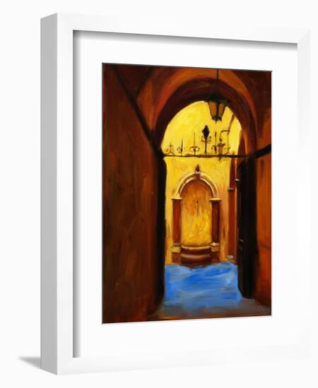 Florentine Fountain-Pam Ingalls-Framed Giclee Print