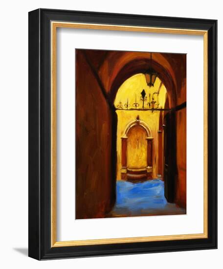 Florentine Fountain-Pam Ingalls-Framed Giclee Print