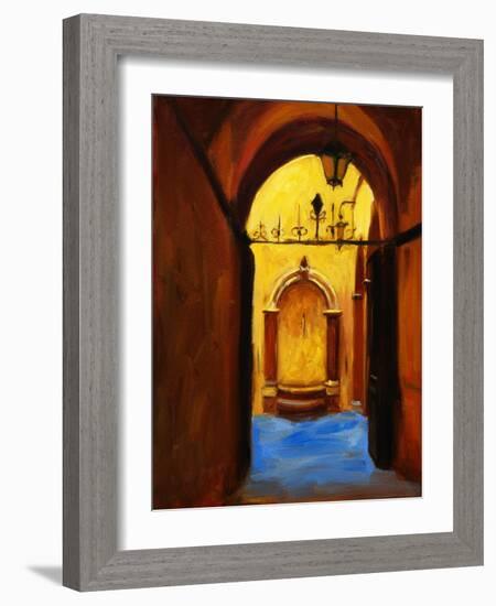 Florentine Fountain-Pam Ingalls-Framed Giclee Print