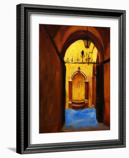 Florentine Fountain-Pam Ingalls-Framed Giclee Print