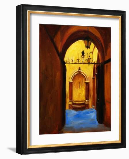 Florentine Fountain-Pam Ingalls-Framed Giclee Print