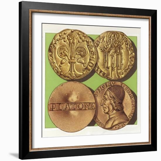 Florentine Gold Coins from Renaissance Italy-Pat Nicolle-Framed Giclee Print