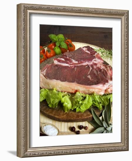 Florentine Steak, Tuscany, Italy, Europe-Tondini Nico-Framed Photographic Print
