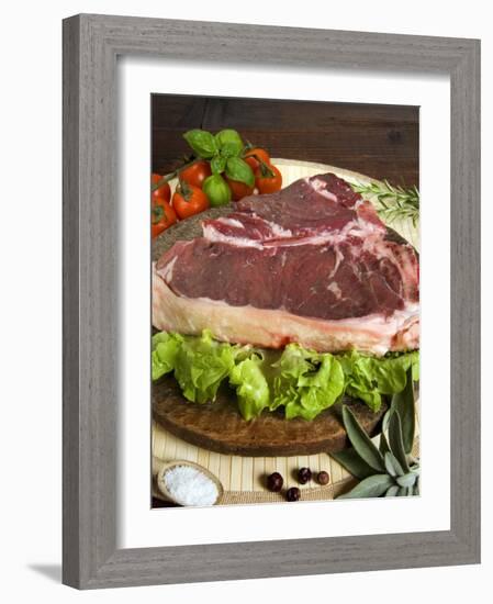 Florentine Steak, Tuscany, Italy, Europe-Tondini Nico-Framed Photographic Print