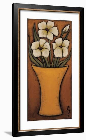 Flores Brancas I-H Alves-Framed Giclee Print