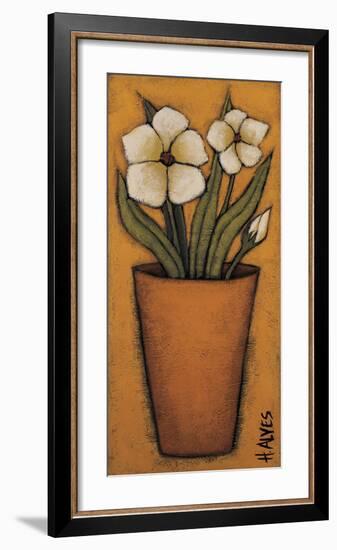 Flores Brancas II-H Alves-Framed Giclee Print