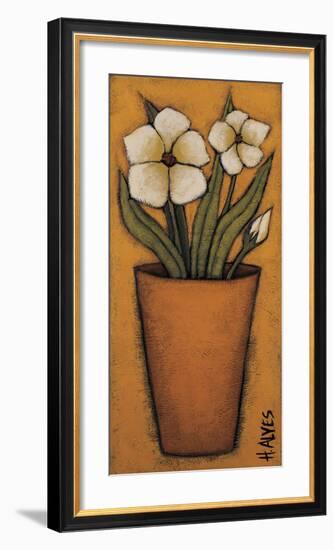 Flores Brancas II-H Alves-Framed Giclee Print