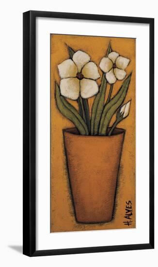 Flores Brancas II-H Alves-Framed Giclee Print
