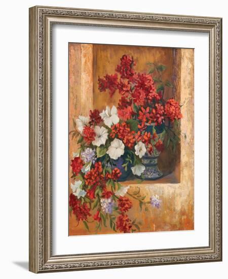 Flores de España I-Linda Wacaster-Framed Art Print