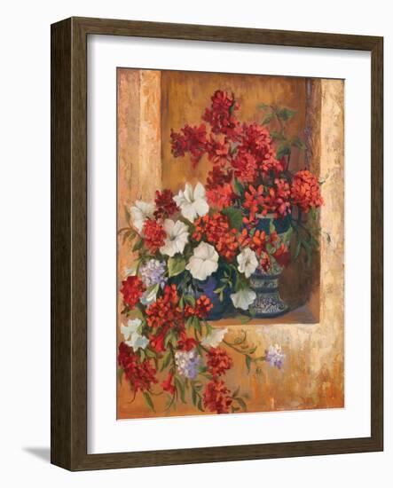 Flores de España I-Linda Wacaster-Framed Art Print