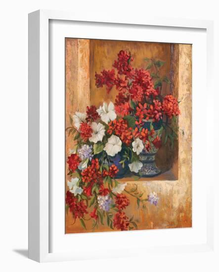 Flores de España I-Linda Wacaster-Framed Art Print