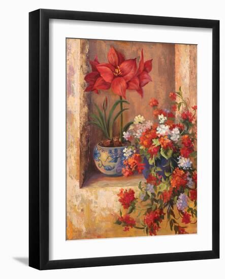 Flores de España II-Linda Wacaster-Framed Art Print