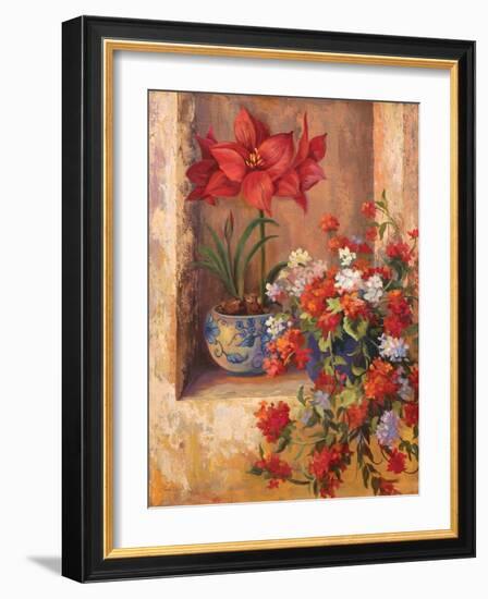 Flores de España II-Linda Wacaster-Framed Art Print