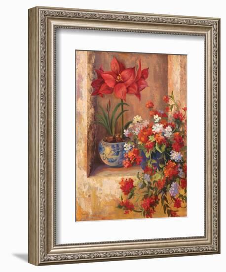 Flores de España II-Linda Wacaster-Framed Art Print