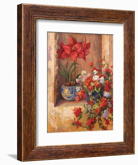 Flores de España II-Linda Wacaster-Framed Art Print