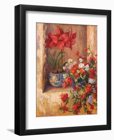 Flores de España II-Linda Wacaster-Framed Art Print