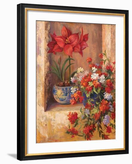 Flores de España II-Linda Wacaster-Framed Premium Giclee Print