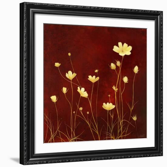 Flores en el Campo II-Clunia-Framed Art Print