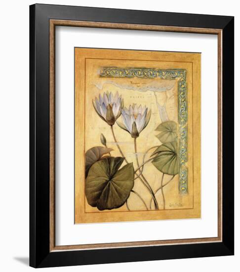 Flores Exoticas y Mapas II-Javier Fuentes-Framed Art Print