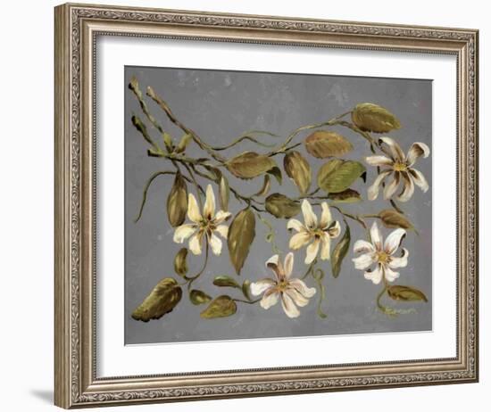 Flores III-Luis Romero-Framed Art Print